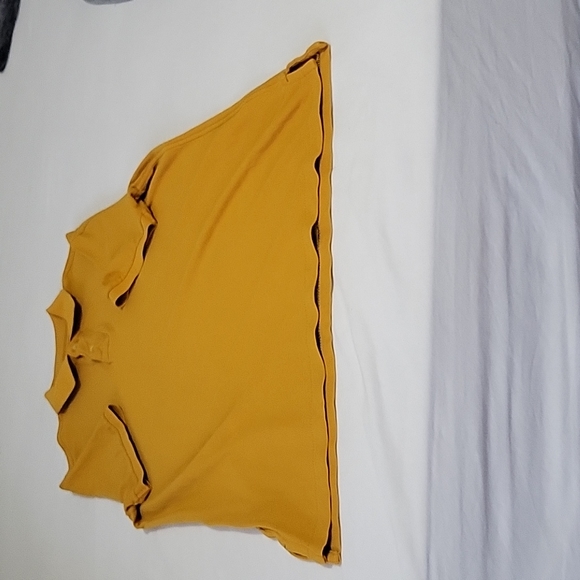 American Eagle Outfitter Polo|Men|Size Large|Mustard| - Picture 6 of 11
